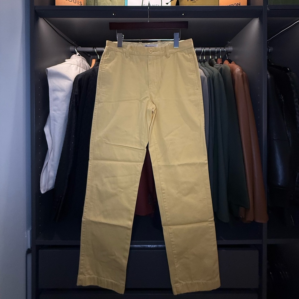 Men’s J. Crew Straight-Ft Chinos in Yellow